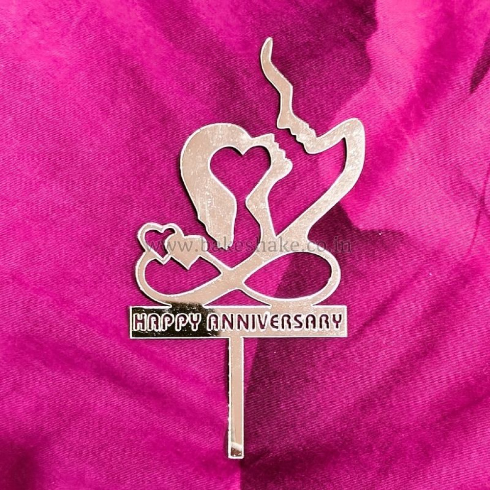 Happy Anniversary Acrylic Cake Topper Act 91